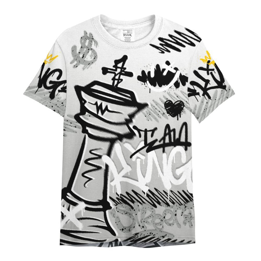 Shirt To Match Retro White Oreo 4s - Street King Chess Streetwear All Over Print