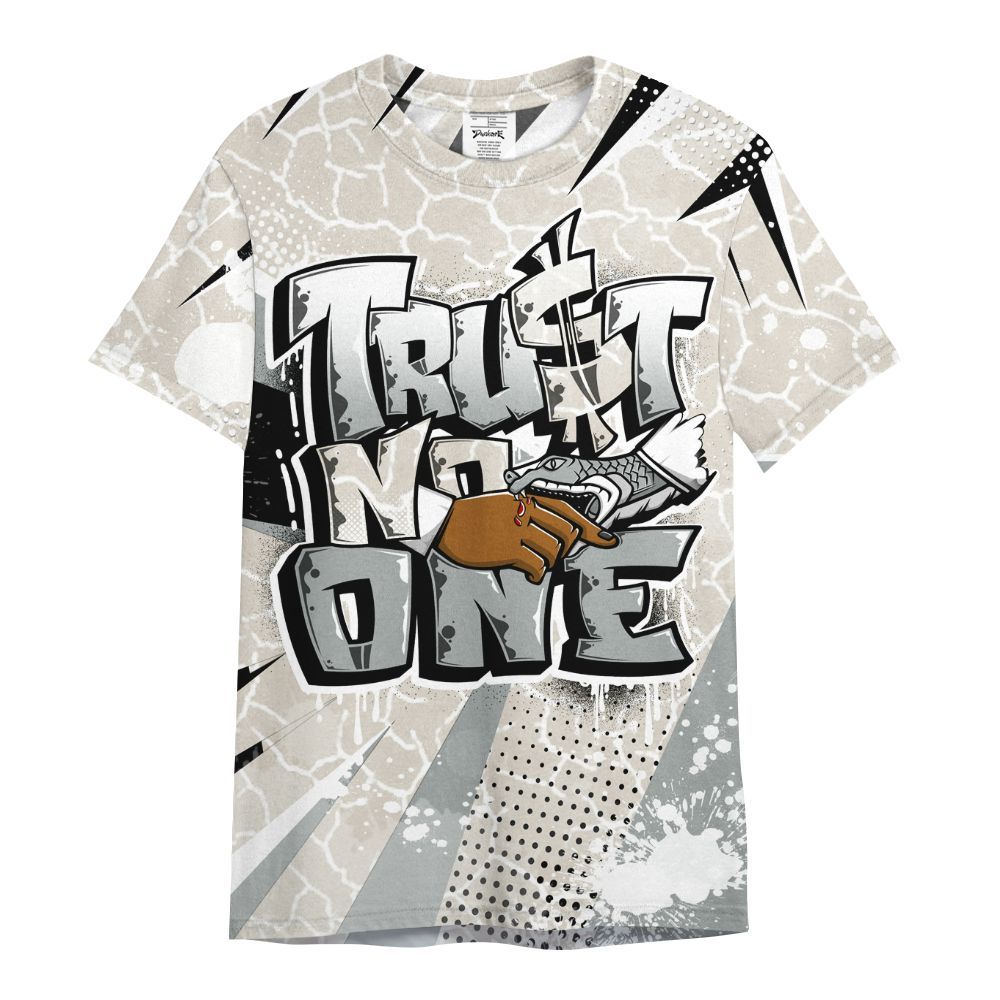 Shirt To Match Retro Pure Money 3s - Poly Trust No One Dripping All Over Print