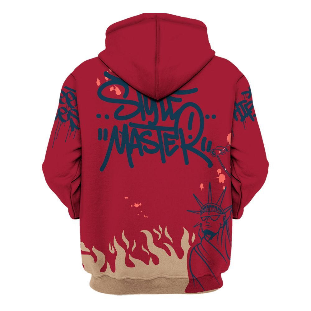 Hoodie To Match Mid Multi Color 2022 1s - Graphic Fck Around Find Out All Over Print