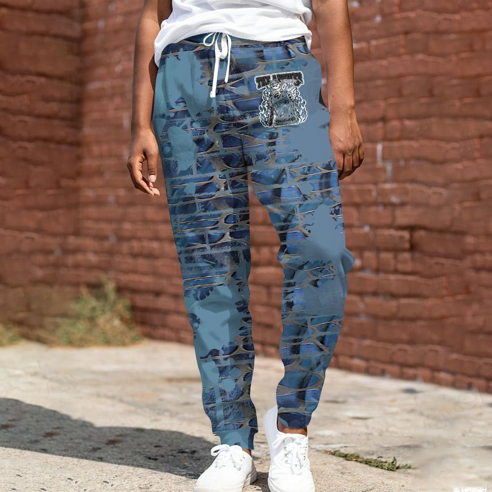 Sweatpant To Match Air Foamposite Kazuya Mishima - Allen Answer Skeleton Brick All Over Print