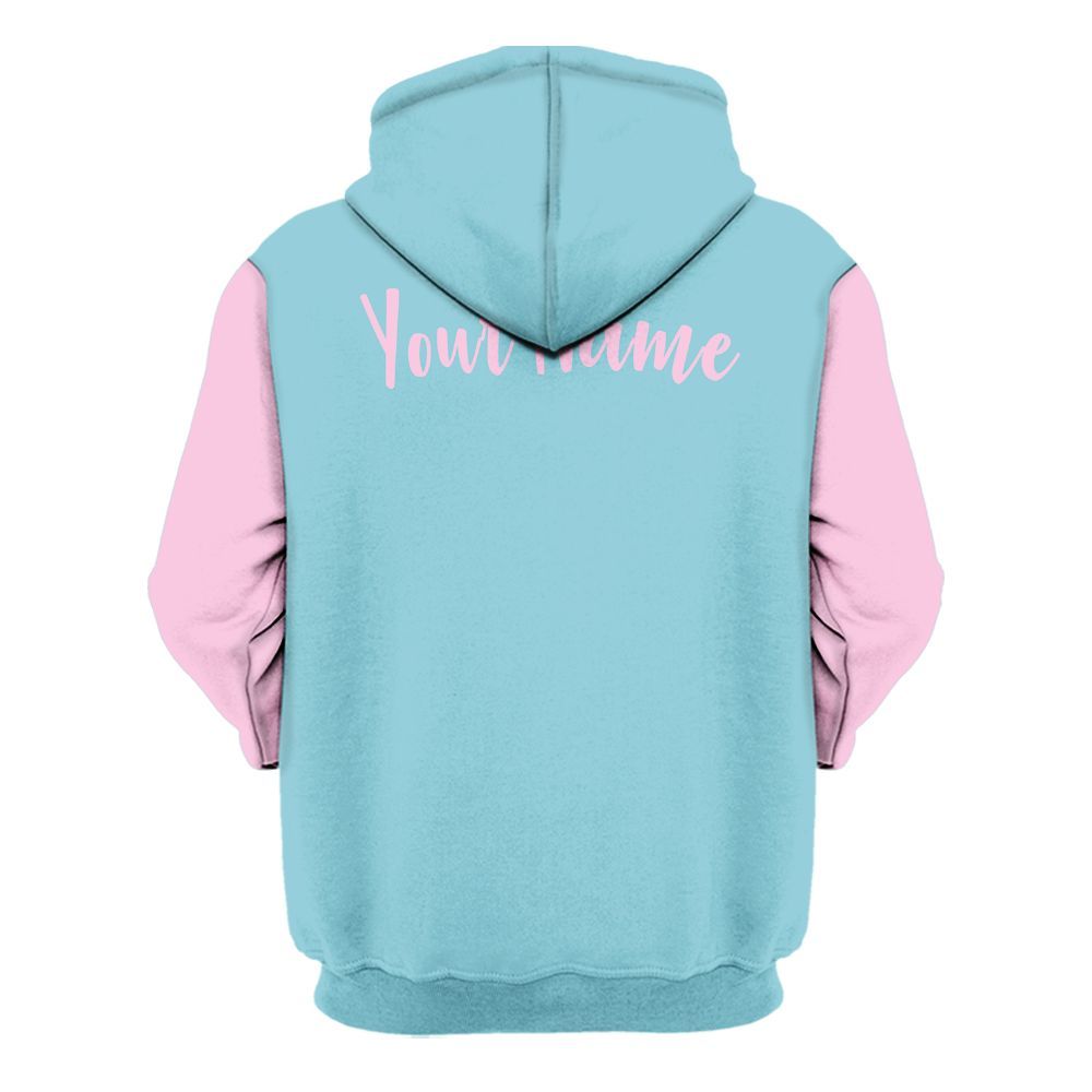 Hoodie To Match SB Dunk Low Visty Varsity Jacket, Custom Name God Blessed Drip All Over Print