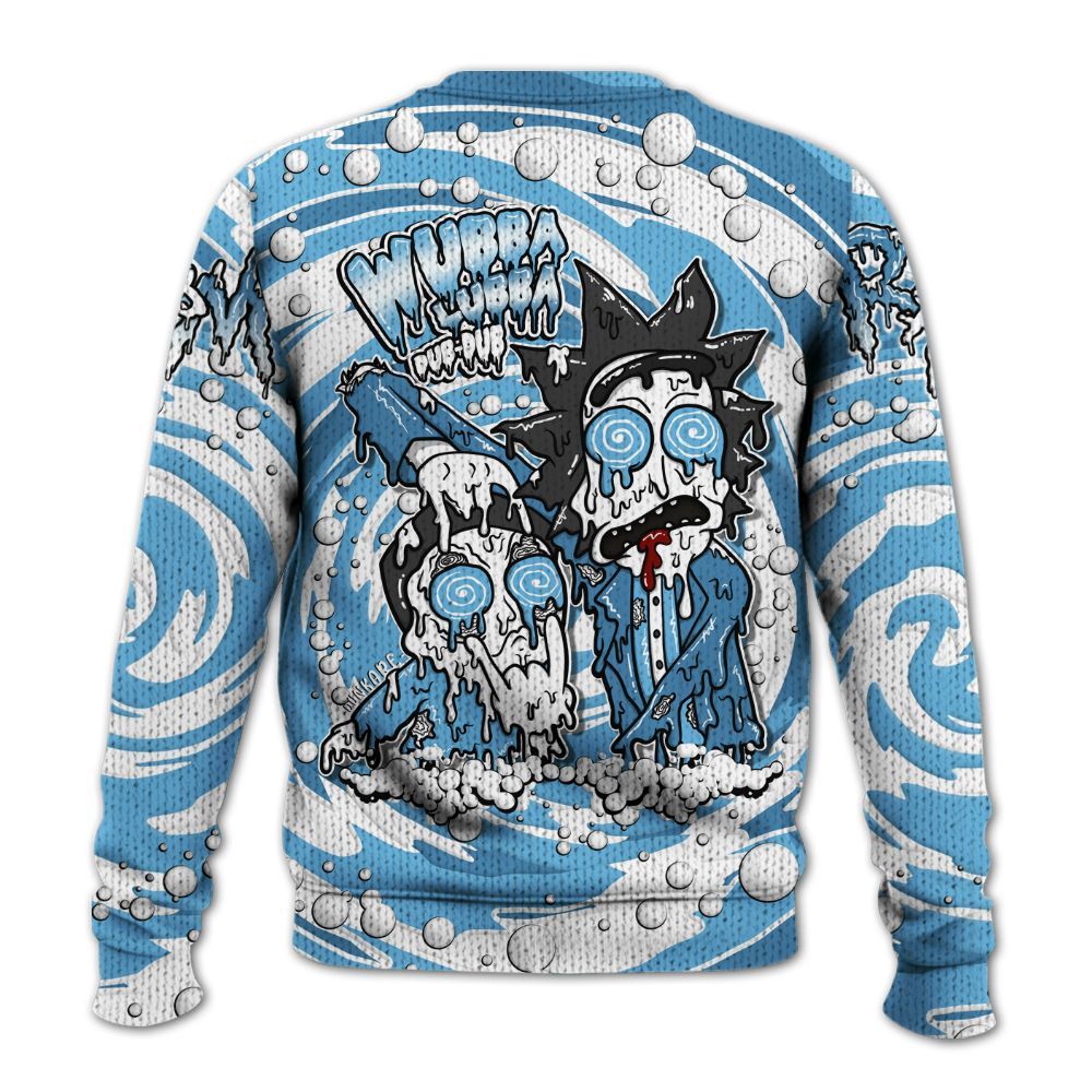 Sweater To Match Melo 12s - Wubba Rick Drip Graphic