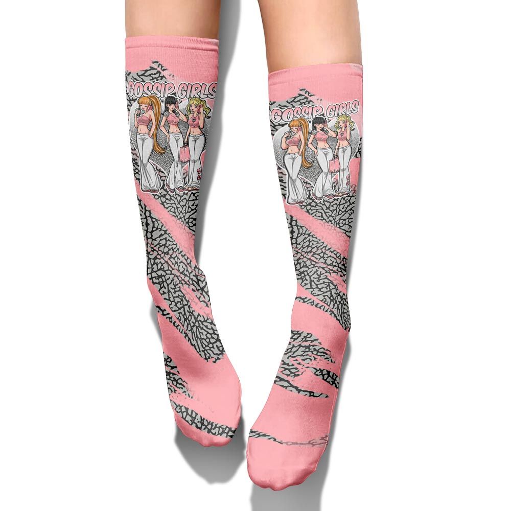 Sock To Match Retro Wings 3s - Gossip'Girls Colored