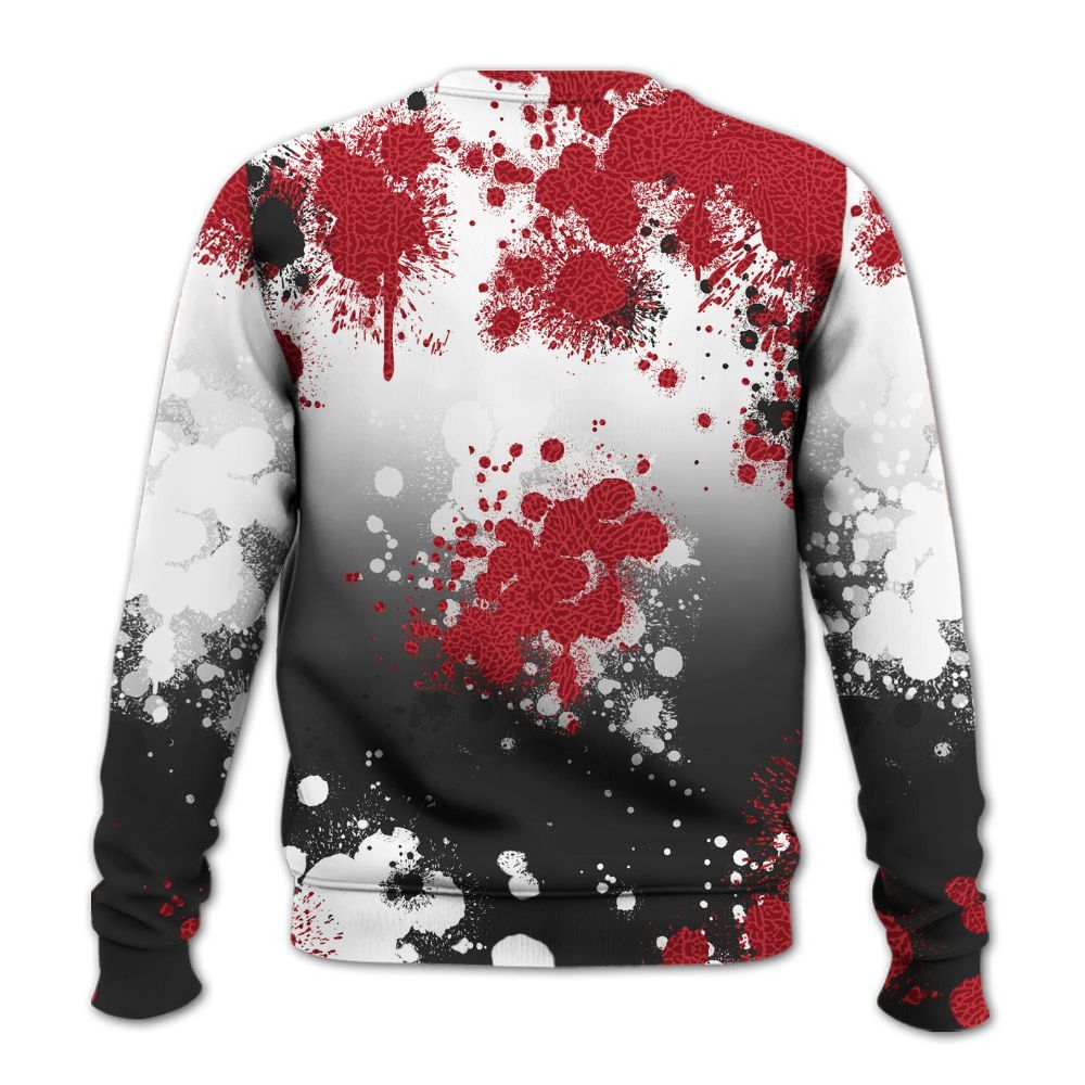 Sweatshirt To Match High OG Varsity Red 1s - Trust No One Scary All Over Print