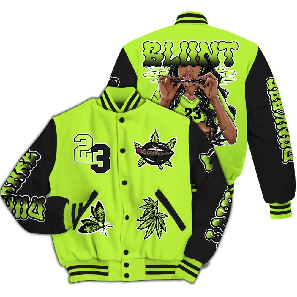 Varsity Jacket To Match Air Force 1 Low Dance Volt - Bluntz Unique All Over Print