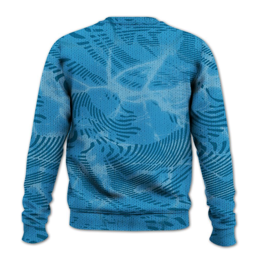 Knitted Sweater To Match Powder Blue 9s - Havok Bear