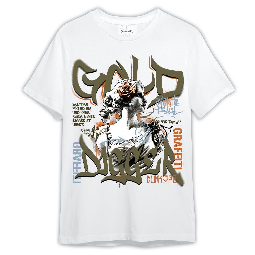 Shirt To Match Olive 5s - Graphic Gold Digger Shirt Outfit
