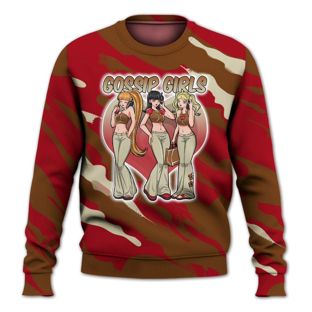 Sweatshirt To Match Archaeo Brown 5s - Gossip'Girls All Over Print