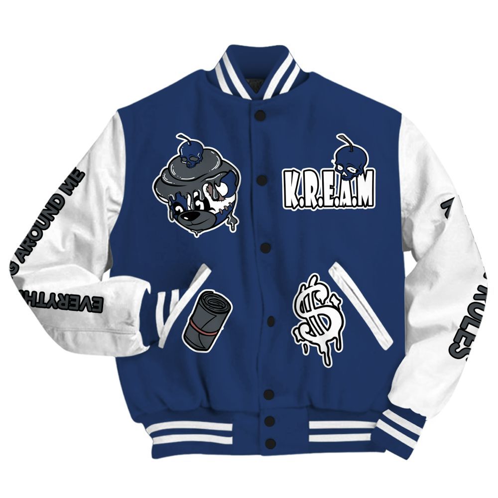 Varsity Jacket To Match Retro Flint 13s - Loot Bear All Over Print