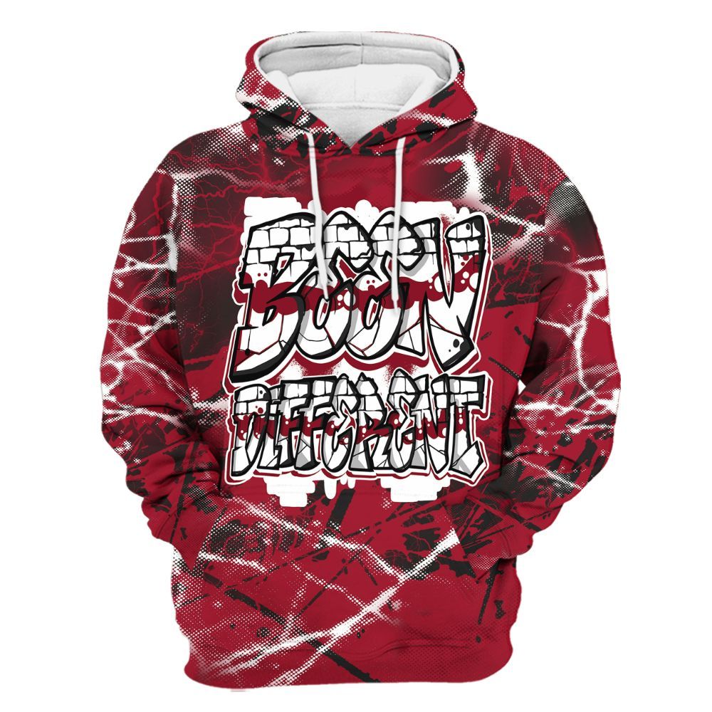 Hoodie To Match High OG Black Toe Reimagined 1s - To Different Graphic All Over Print