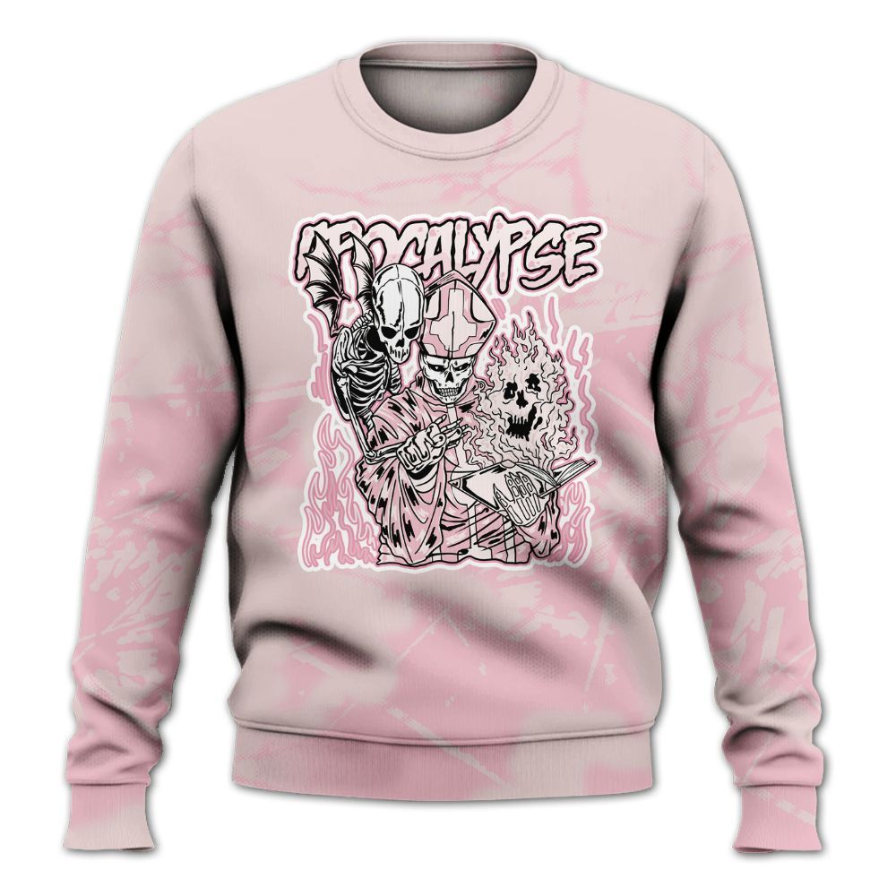 Sweatshirt To Match Dunk Low KD 17 Aunt Pearl - Apocalypse Skeleton Profound All Over Print
