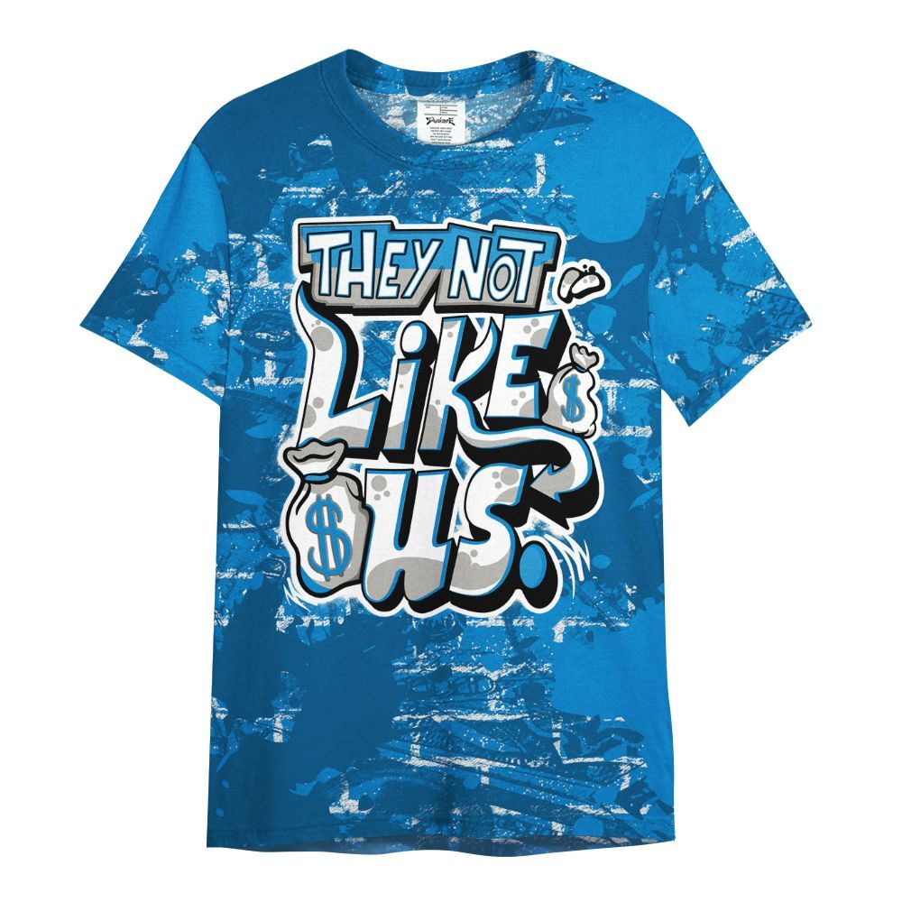 Shirt To Match Industrial Blue 4s - Dislike Us Graphic Street Art All Over Print