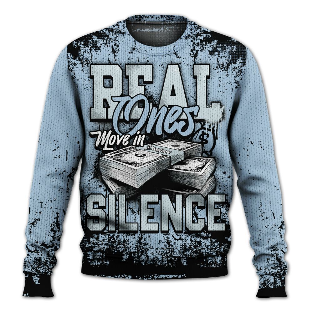 Knitted Sweater To Match Forget Me Not 4s - Move In Silence Money Street Retro