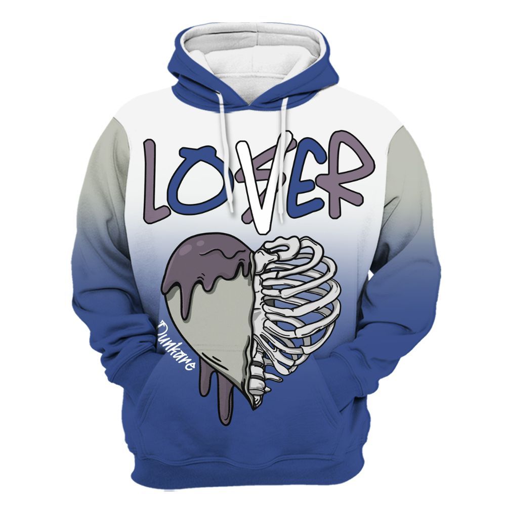 Hoodie To Match Low OG Voodoo Alternate 1s - Loser Lover Dripping All Over Print