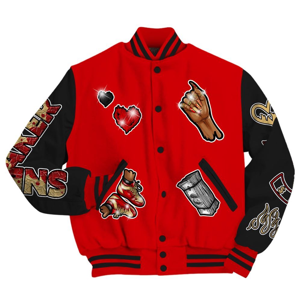Varsity Jacket To Match Ja 2 Halloween - Sneakerz Girlz All Over Print