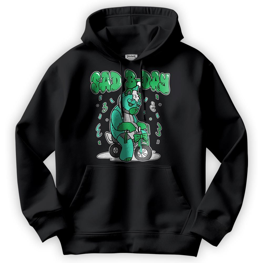 Sweatshirt To Match Black Green Glow 3s Hoodie - Sad B-Day Hugz Hoodie Unisex