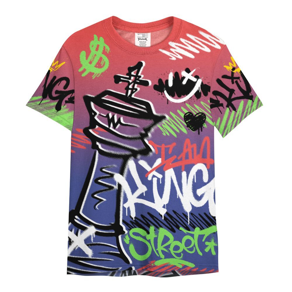 Shirt To Match KD 4 Nerf - Street King Chess Streetwear All Over Print