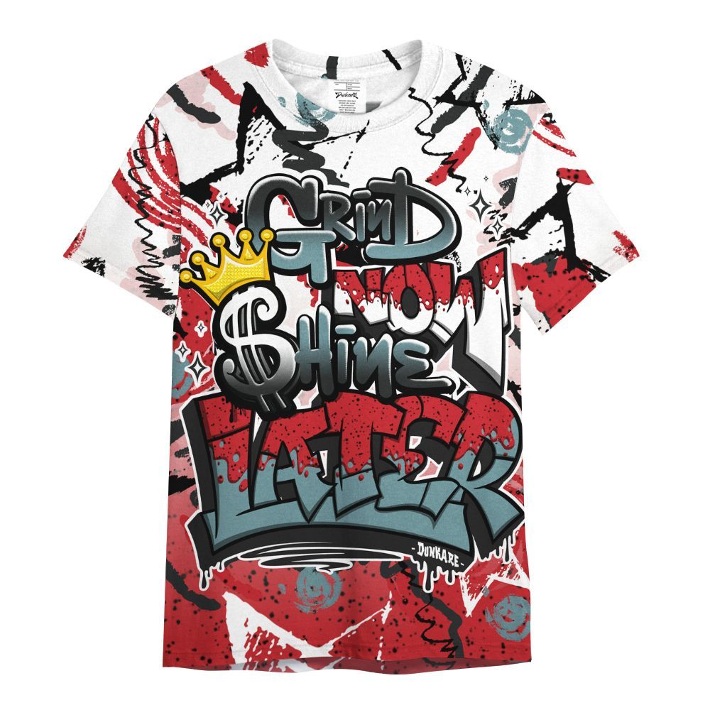Shirt To Match Retro Halloween 5s - Grind Shine Later Drip All Over Print