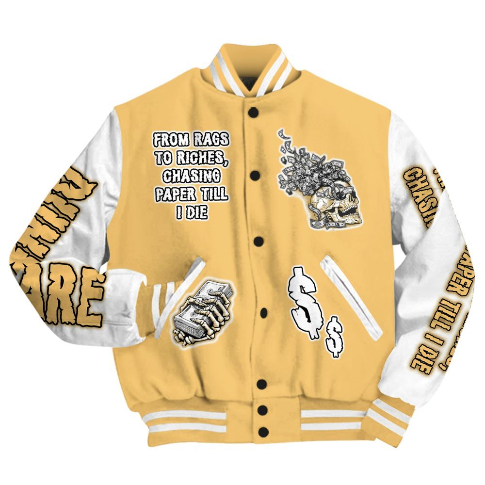 Varsity Jacket To Match Craft Paris 6s - From Rags To Riches All Over Print