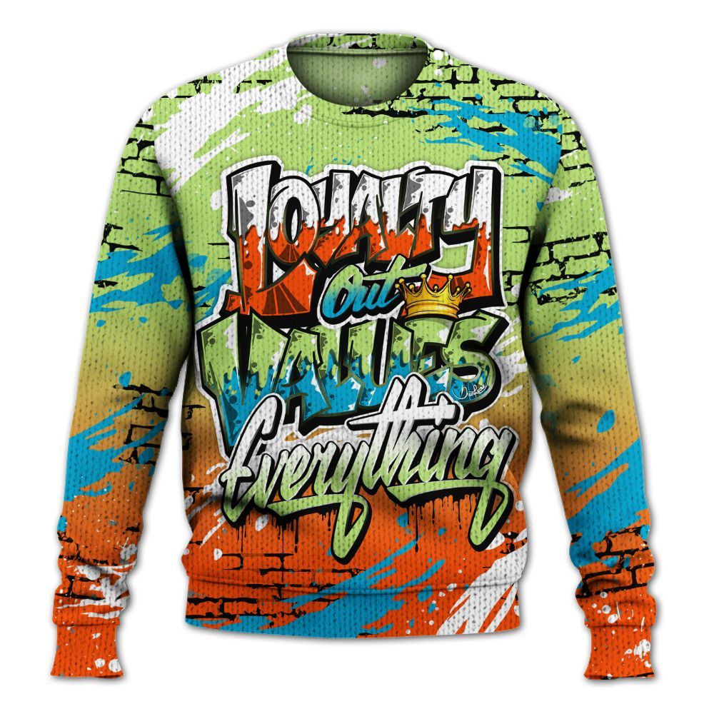 Knitted Sweater To Match Kobe 9 Elite What The - Values Of Loyalty Drip