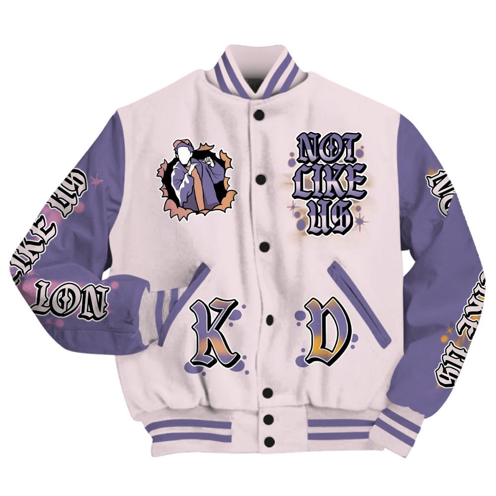 Varsity Jacket To Match Book Sunrise 1s - None Like Us Graphic All Over Print