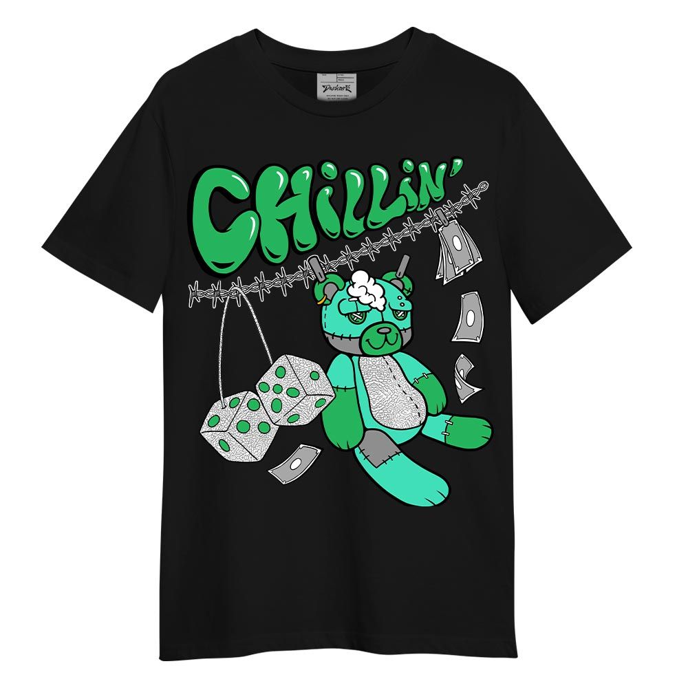 Shirt To Match Black Green Glow 3s T-- Chillin Hugz T-Shirt Unisex