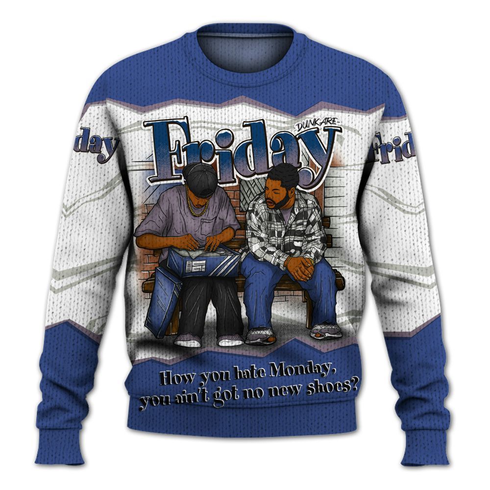 Sweater To Match Low OG Voodoo Alternate 1s - Friday Movie 90s TV Graphic