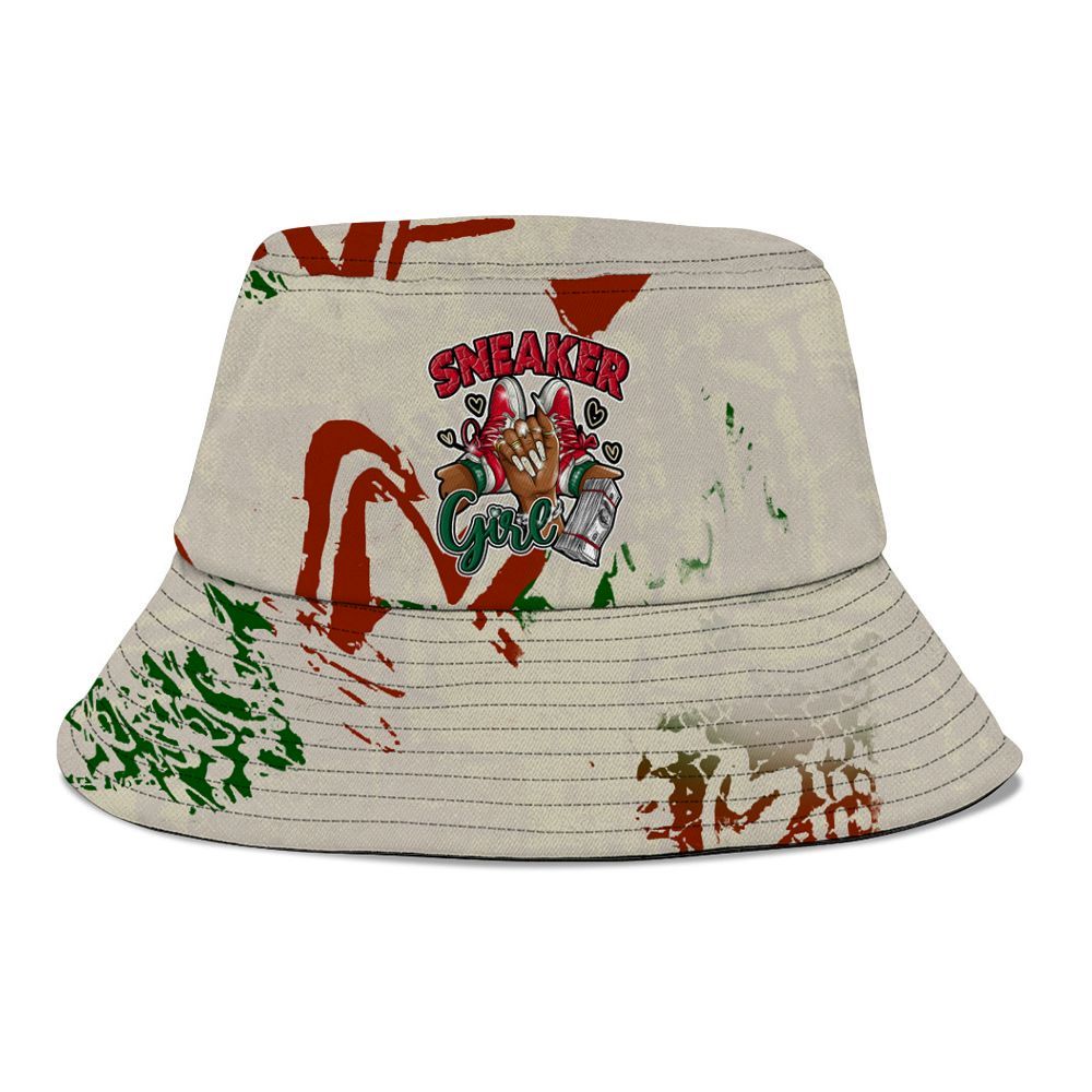 Bucket Hat To Match El Grito 5s - Sneakerz Girlz Heart Grunge Graphic