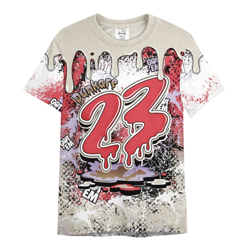 Shirt To Match Peanut Butter Jelly 5s - Dripping 23 Drip All Over Print