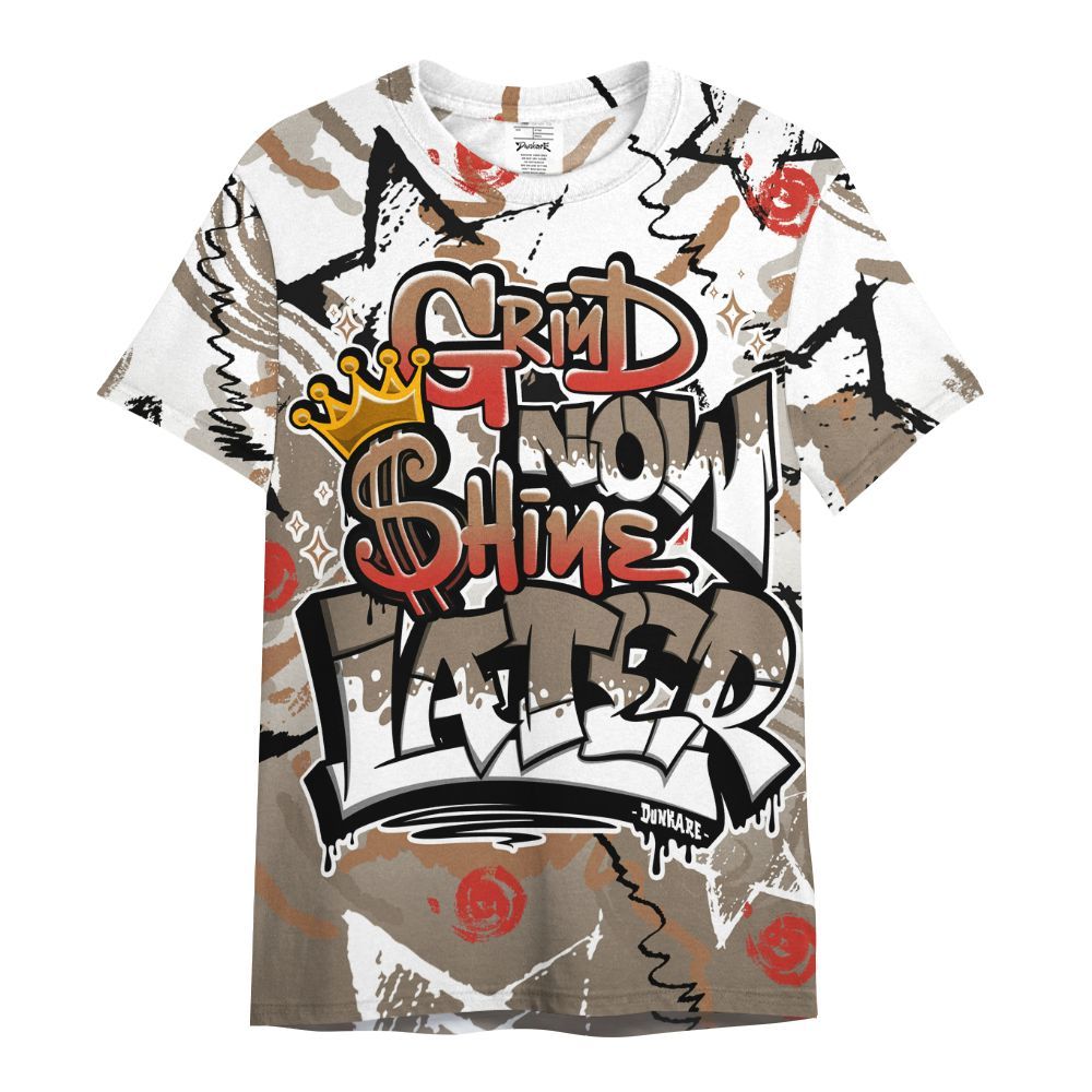 Shirt To Match Air Max Rocky Distressed - Grind Shine Later Drip All Over Print