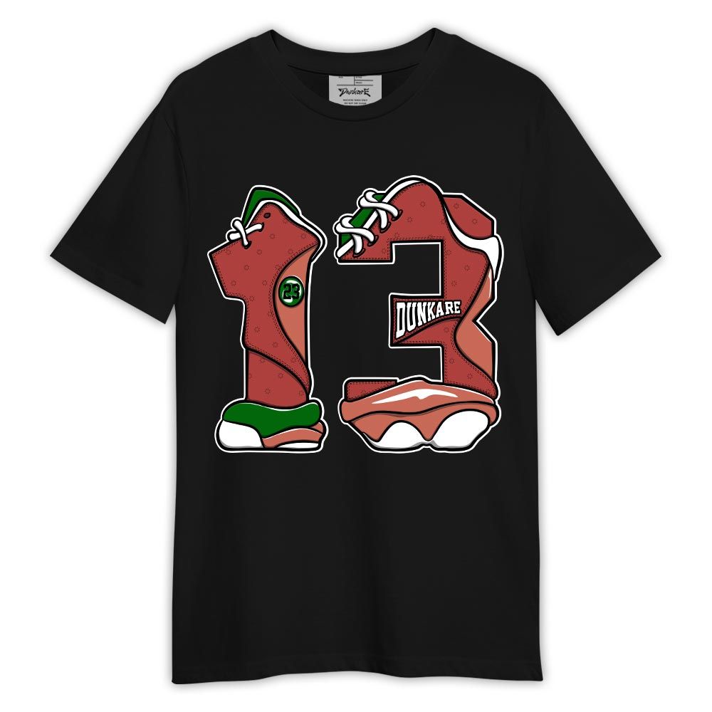 Shirt To Match Dune Red 13s - Number 13s Shirt Outfit