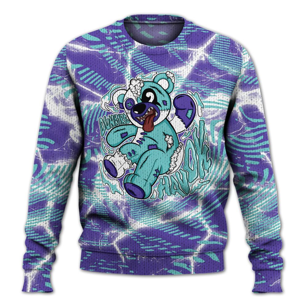 Knitted Sweater To Match Low Hornets 1s - Havok Bear