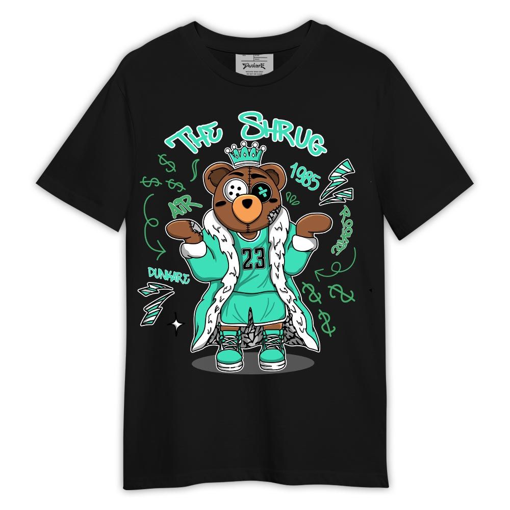 Shirt To Match Black Green Glow 3s - The Shrug Shirt Green Glow 3s Outfit