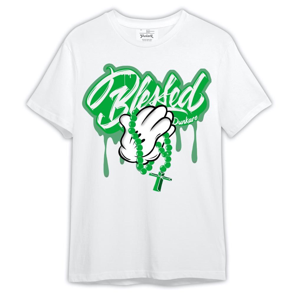 Shirt To Match Shirt Streetwear God Blessed Drip, Lucky Green 5s T-- To Match Sneaker Lucky Green 5s Graphic Tee NCT