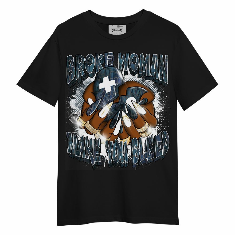 Shirt To Match Air Foamposite Kazuya Mishima - Broke Woman Heart Retro Unisex Shirt