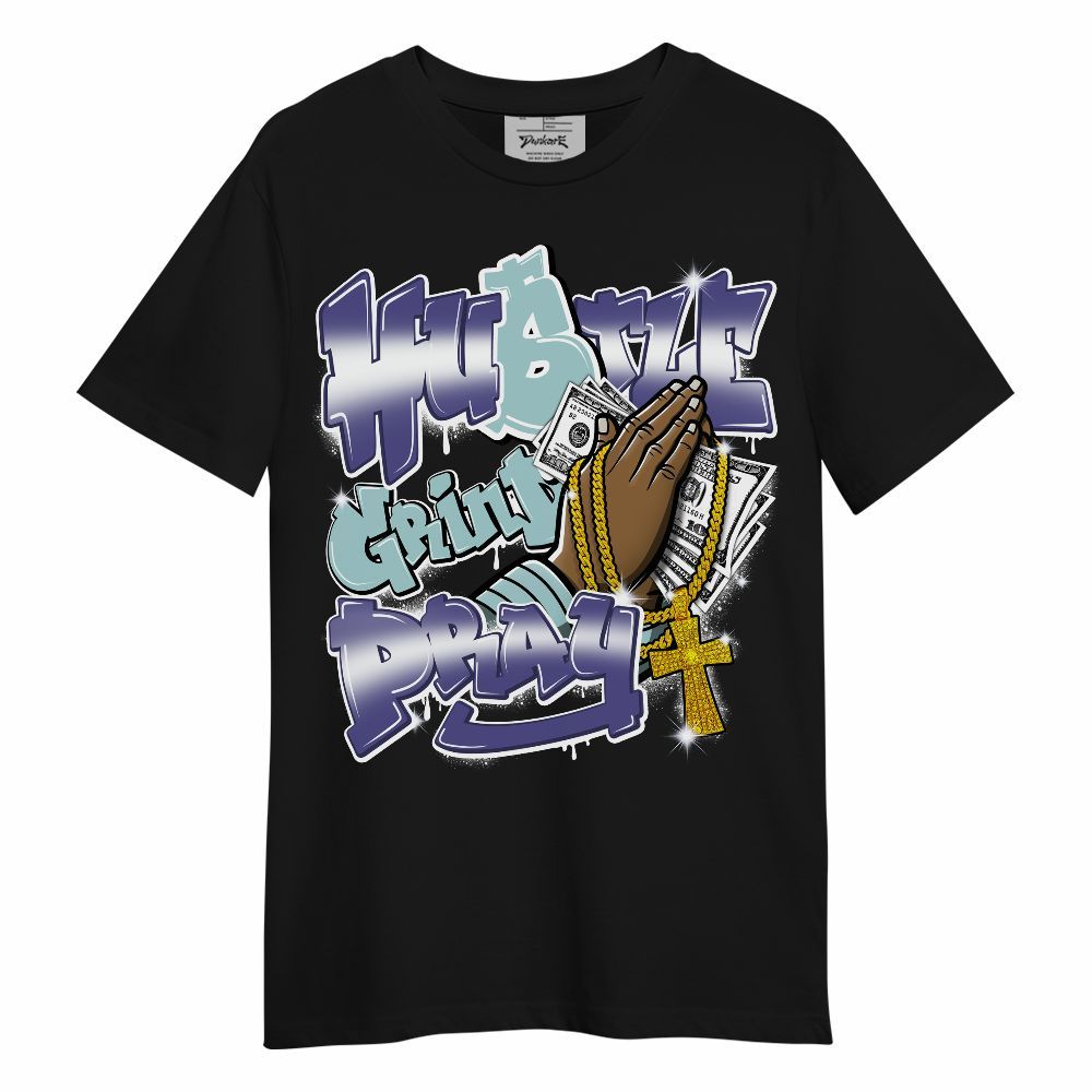 Shirt To Match Air Ship PE Hornets - Hustle, Money Pray Streetwear Unisex Shirt