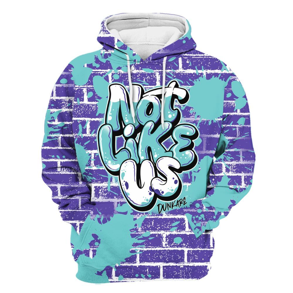 Hoodie To Match Low Hornets 1s - None Like Us Graphic Brick Art All Over Print