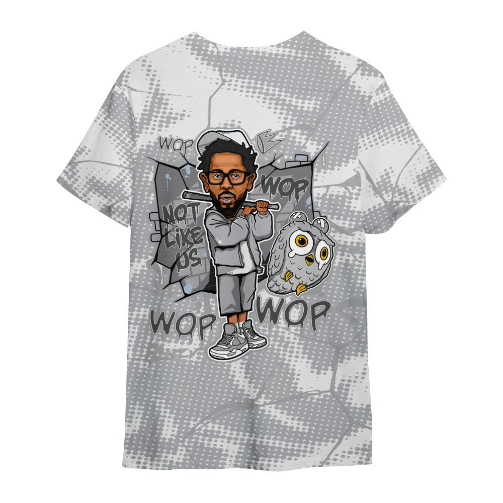 Shirt To Match Low OG Wolf Grey 1s - None Like ComptonCity Graphic Crack All Over Print