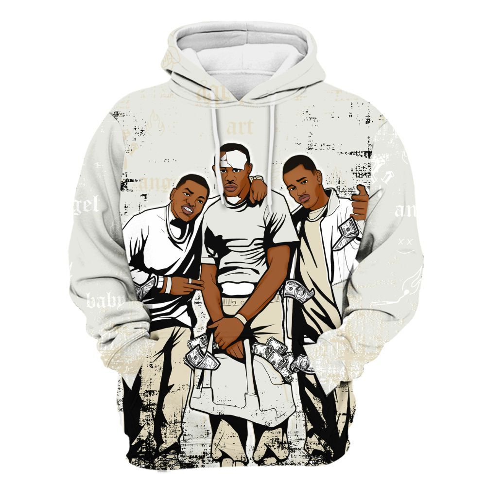 Hoodie To Match Grand Finale 11s Shirt, Paid In Full Money All Over Print