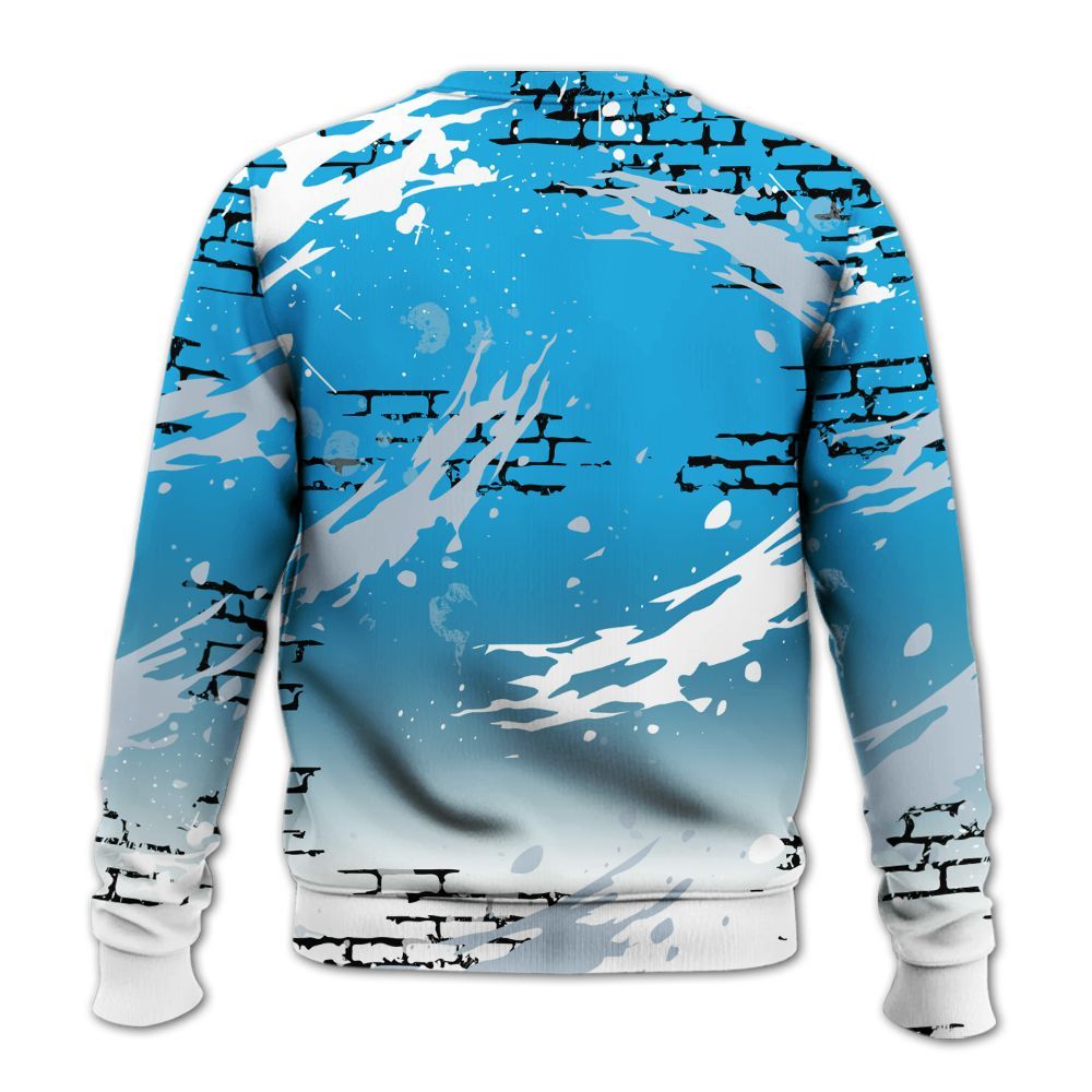 Sweatshirt To Match University Blue Low 2026 11s - Values Of Loyalty Drip All Over Print