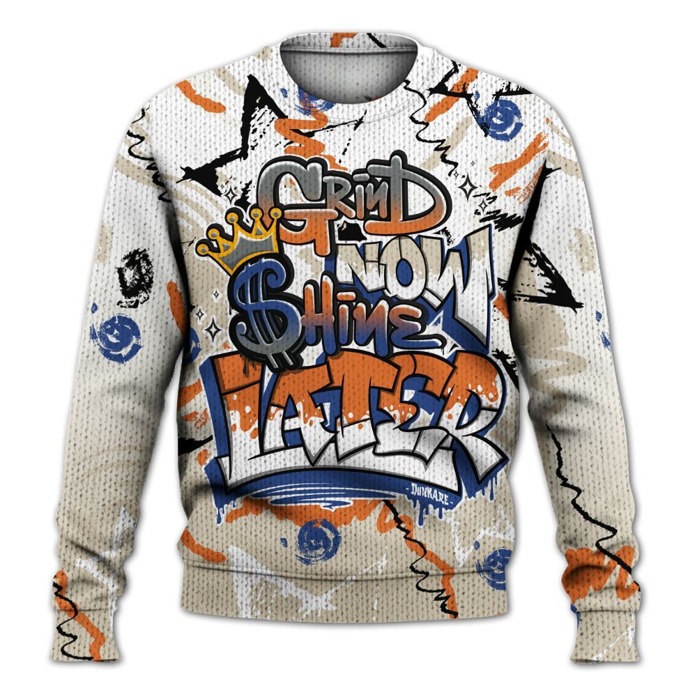 Knitted Sweater To Match Air Max 90 Rattan Birch - Grind Shine Later Drip