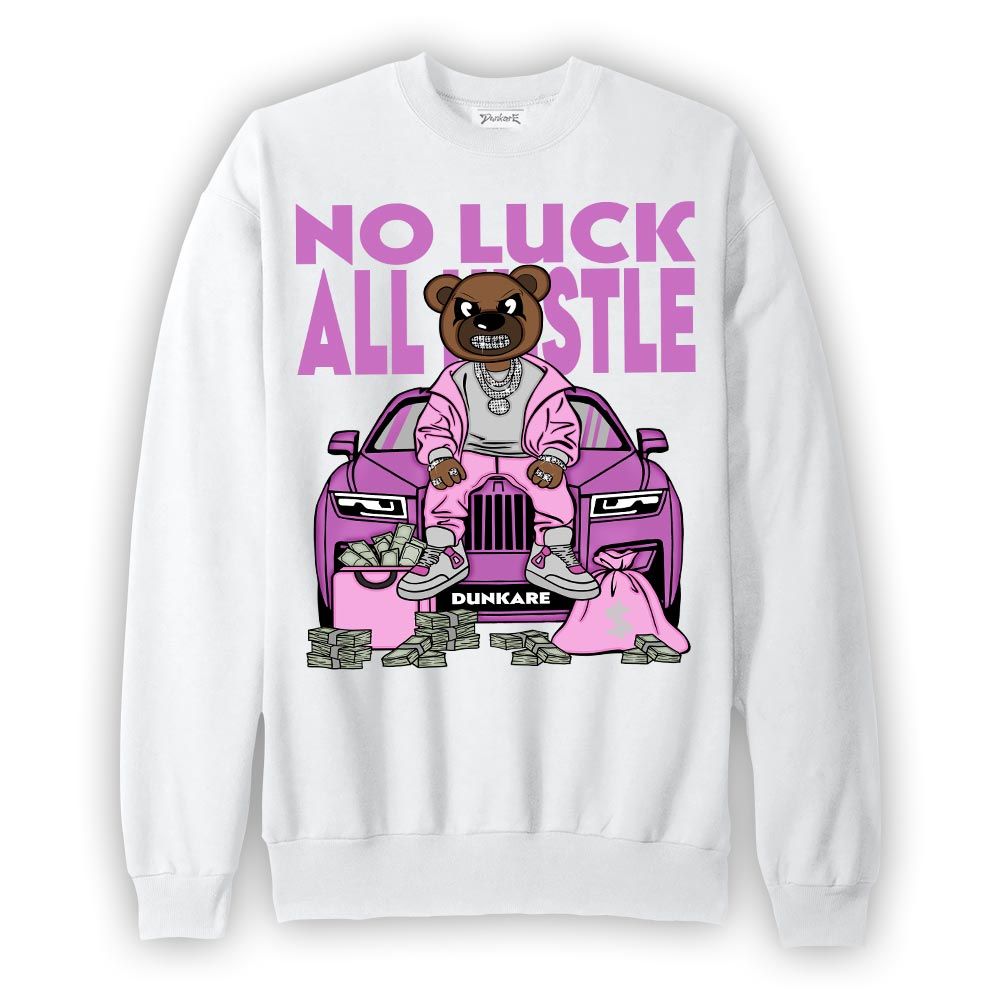 Sweatshirt To match Hyper Violet 4s Sweatshirt - So Unlucky Bear Graphic