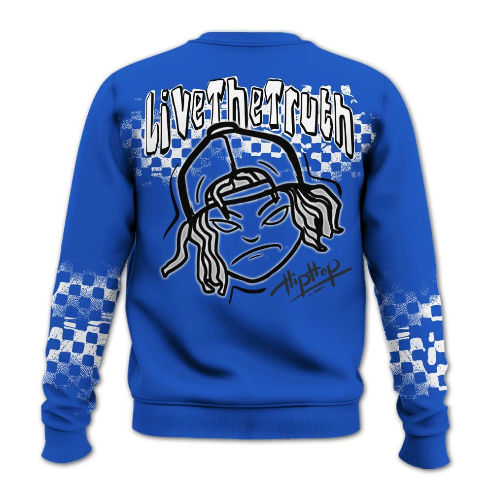 Sweatshirt To Match Retro Stealth 5s - Feel Life Street Style All Over Print