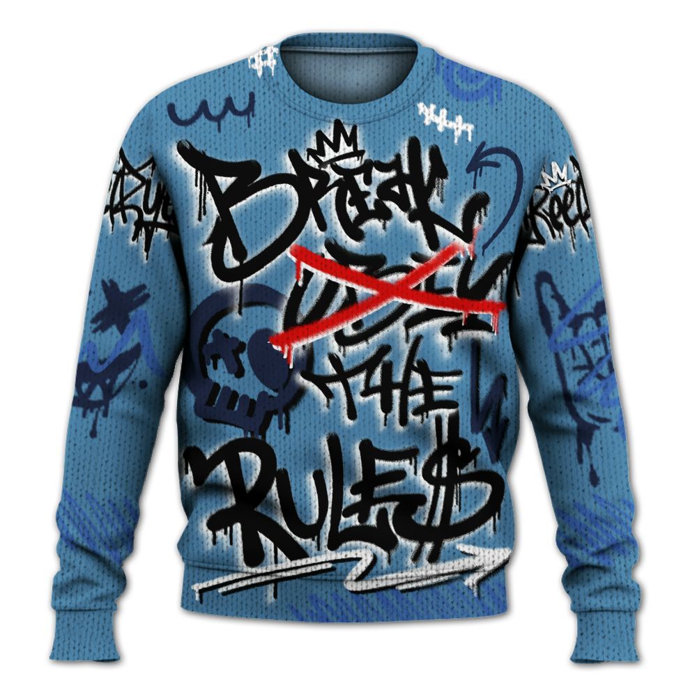 Knitted Sweater To Match Air Force 1 Stash - Break Rules Streetwear