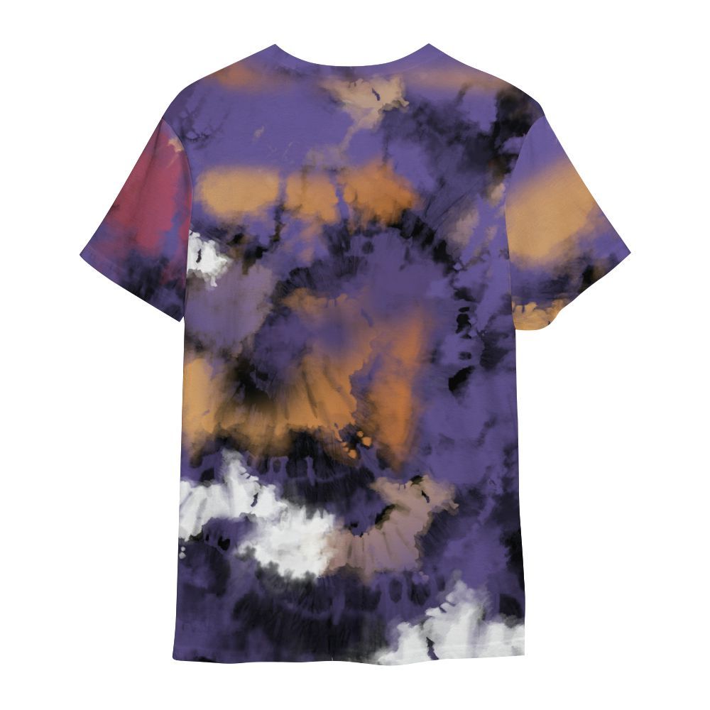 Shirt To Match Book Sunset 1s - God Blessed Tie Dye All Over Print