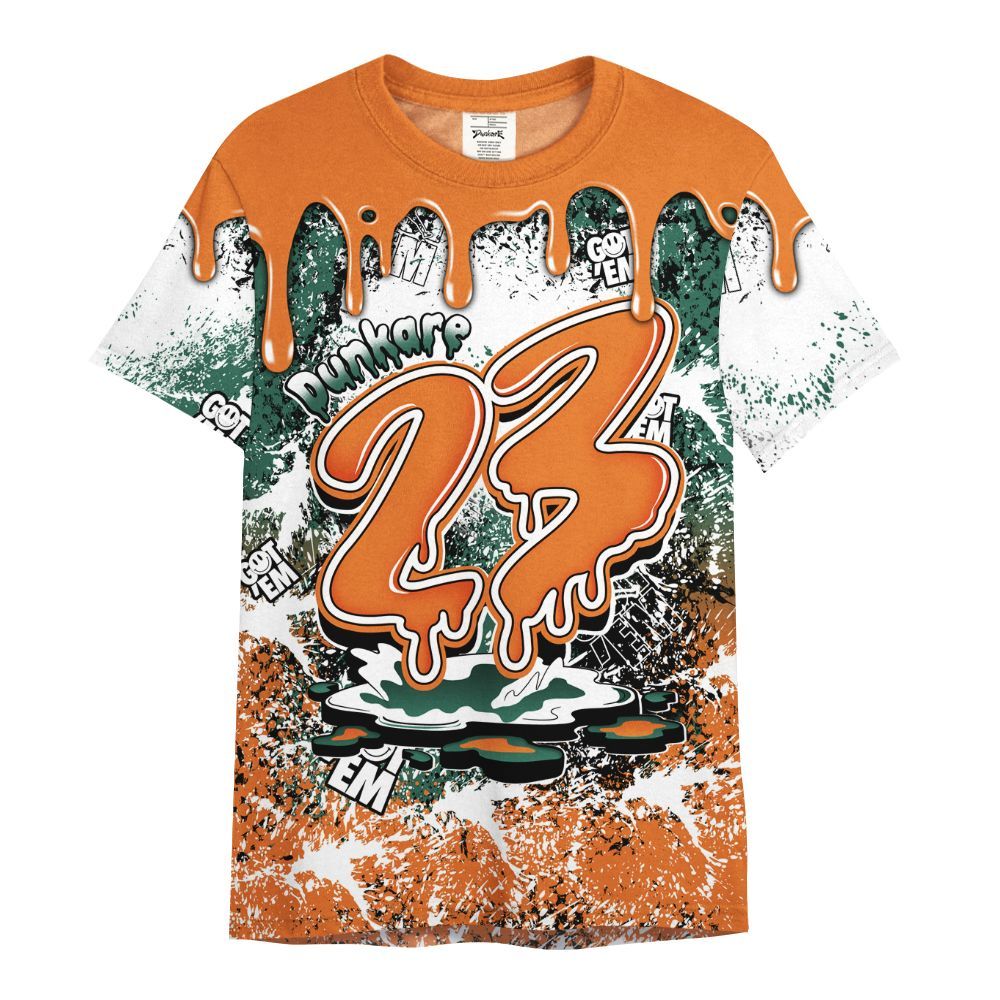 Shirt To Match Dunk Low Ceramic - Dripping 23 Drip All Over Print