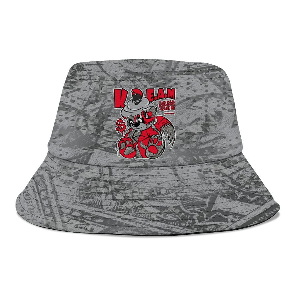 Bucket Hat To Match Black Cement 3s - Loot Bear Graphic