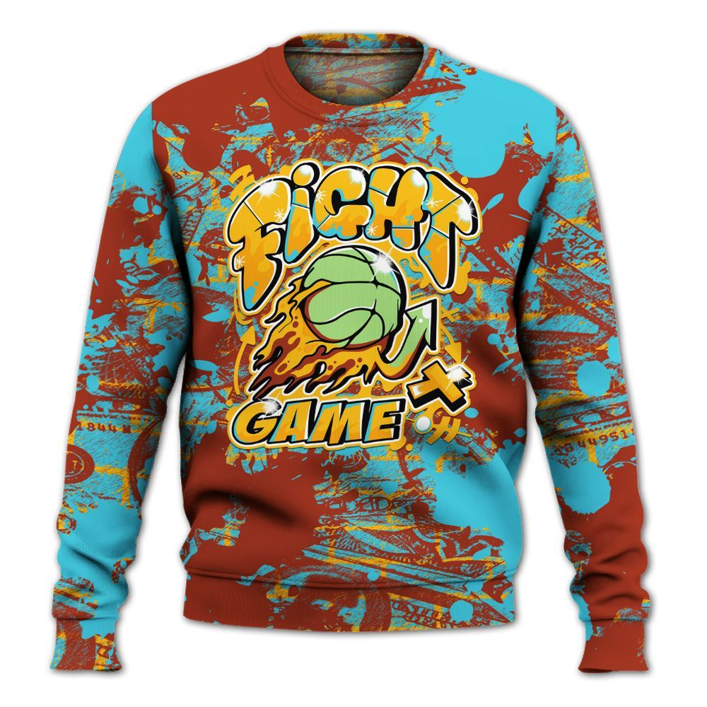 Sweatshirt To Match SB Dunk Di'Orr Greenwood - Fighter Games Graphic Street Art All Over Print