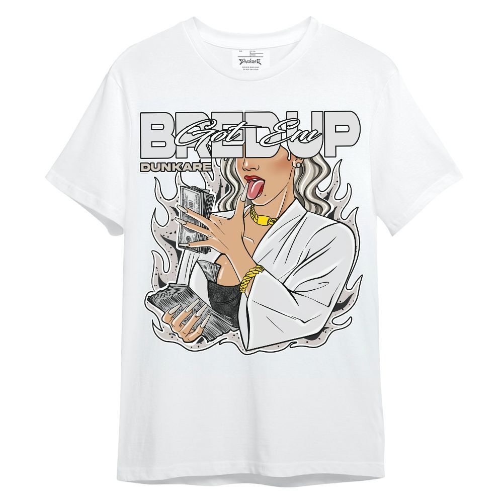 Shirt To Match Retro Reverse Metallic 5s - Bred'up Unique Unisex Shirt