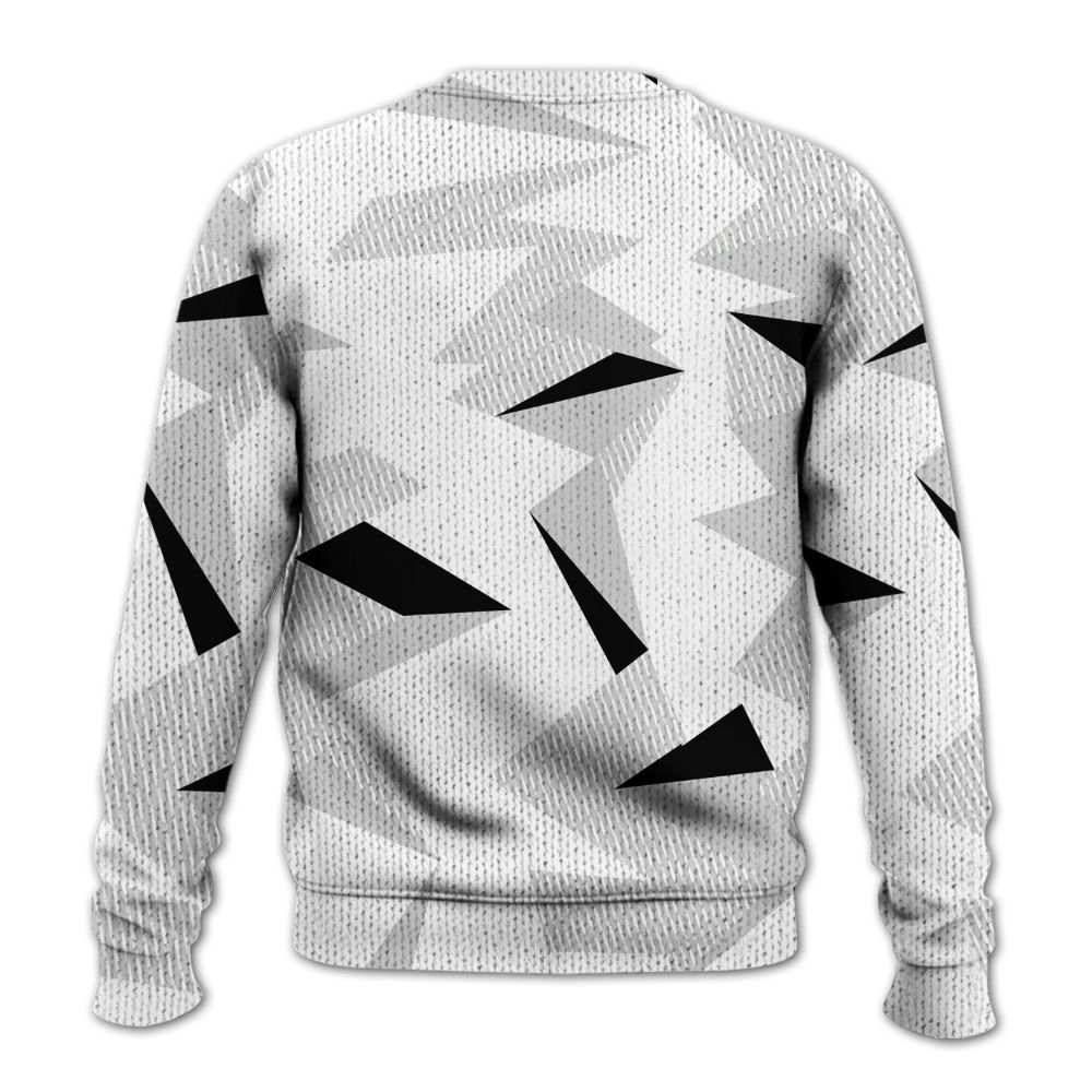 Knitted Sweater To Match Kobe 9 EM Protro Halo - Geometric Camouflage Pattern